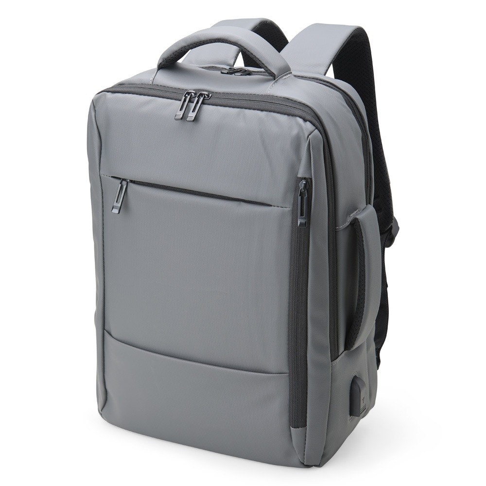 Mochila Couro Sintético USB